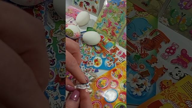 Наклейки для украшения пасхальных яиц
