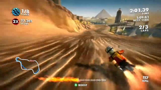 Motocross Madness Pharaoh's Tomb 3 Laps Speedrun (3:25.96) & Single Lap (1:06.58)