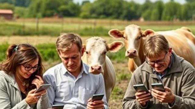 Если все пялятся в гаджеты, не жди хорошего отёла.