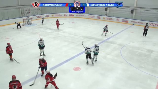 ХК Автомобилист /Марушкино/ - ХК Серебряные акулы /Москва/. 2008г.р. Группа В/6 тур