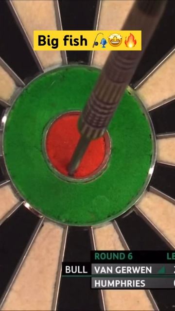 Big fish MvG UK Open 2023 🎯🔥🎣 #darts #shorts Darts Michael van Gerwen Dart 🎯🔥