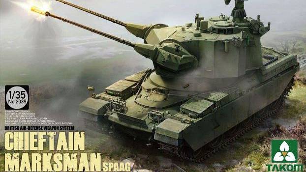 Распаковка Takom 1/35 2039 British Air-defense Weapon system