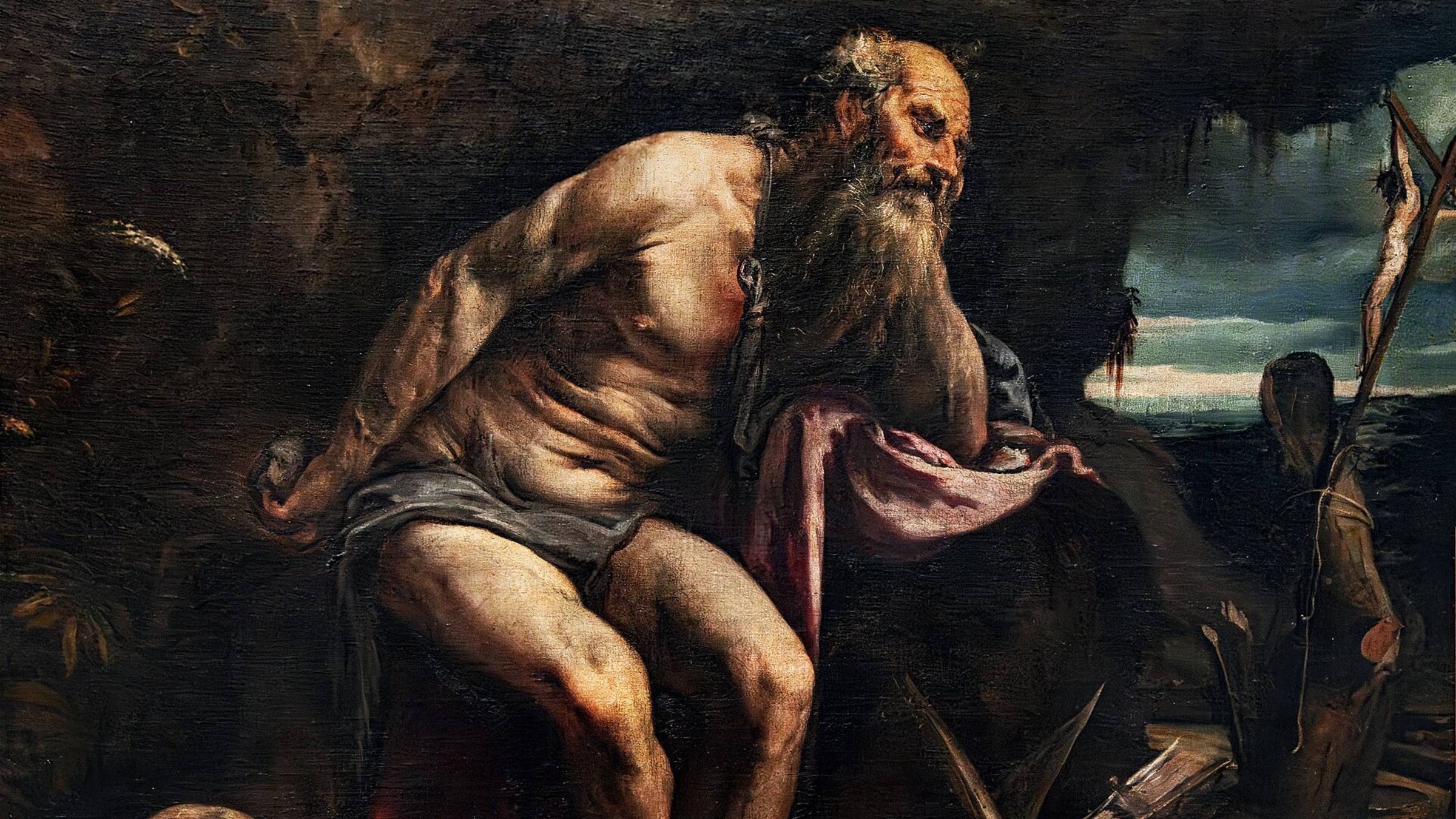 Якопо Бассано - 
Святой Иероним. примерно  1556 год