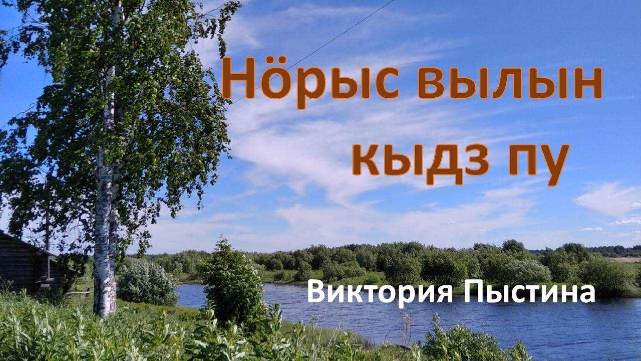 Нӧрыс вылын кыдз пу. Виктория Пыстина