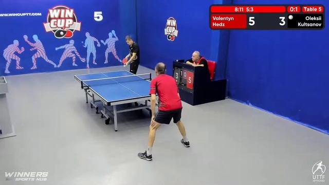 16:30 Valentyn Hedz  0-3 Oleksii Kultsanov South 4  WIN CUP 21.10.2022 WINCUP | TABLE TENNIS