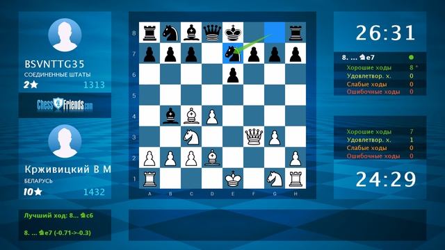 Chess Game Analysis: Крживицкий В М - BSVNTTG35 : 1-0 (By ChessFriends.com)