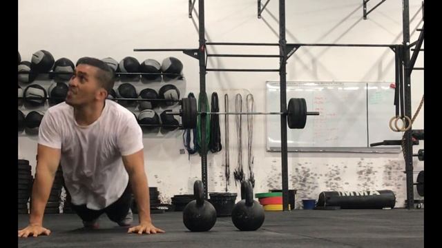 Daily Routine: CrossFit Workout (Cleans Complex + Kettlebell Hang Squat Clean+Hand Release Push Up)