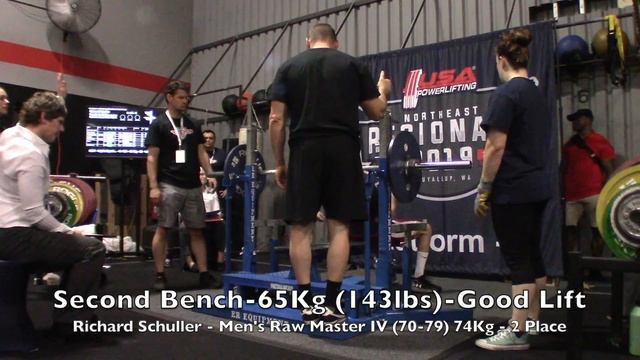 Richard Schuller at USA Powerlifting 2019 Northwest Regionals