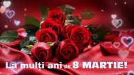 🔴 De 8 Martie, îți transmit cele mai frumoase gânduri și urări! 🥰❤️💕🌷🌹🌷