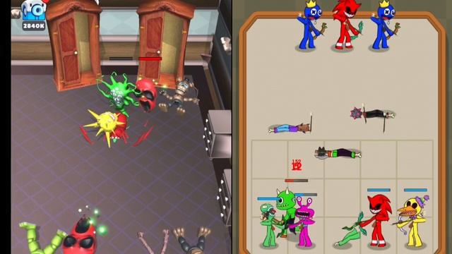 Merge Monster 100 Doors + Merge Master Rainbow Friend ⭐⭐⭐ Merge Battle Game