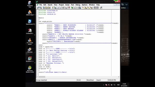 Membuat program game sederhana dengan C++