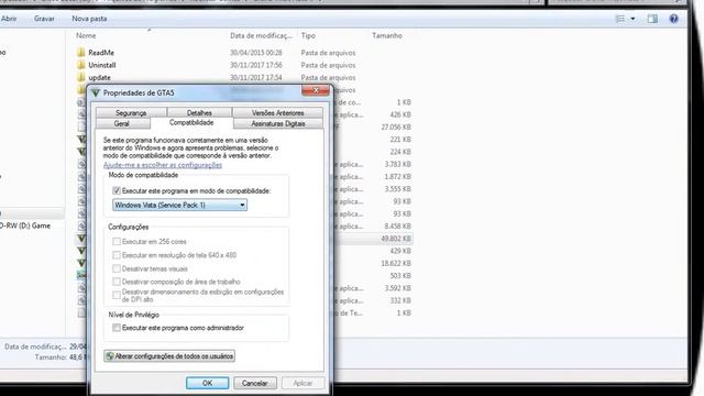 Gta 5 erro no Windows 7 32 bits..