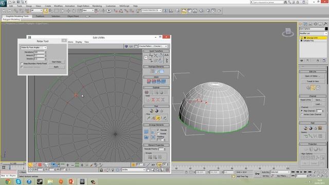 3D Studio Max  Week 12 - Part 2 - Unwrapping Relax Tool