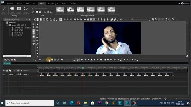 VSDC video editor I VSDC Tutorial in Bangla I CUT, SPLIT, CROP, Colour, Movement, Tech With Amir