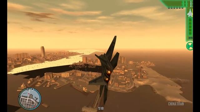 GTA iV - Air Combat IV - Testing max speed [WIP]