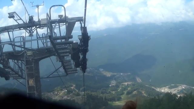 Сочи  Роза Пик и спуск на канатке в Розу Хутор