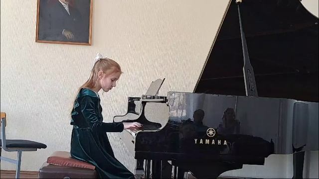 Софья Мирошникова. Выступление на Областном конкурсе юных пианистов имени В. И. Варшавской