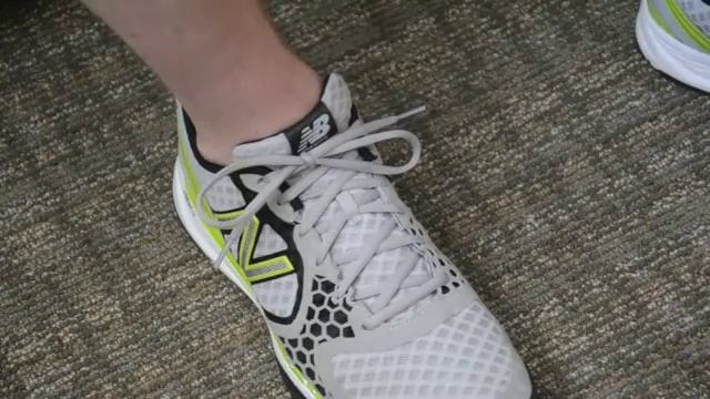 How to tie your shoelaces one handed.