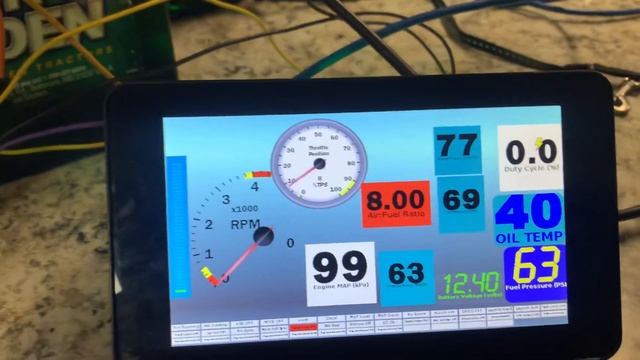 Raspberry Pi4 dashboard safe startup and shutdown with Speeduino ecu