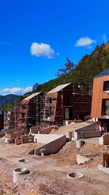 The Mountain Retreat by Dukley project is nearing its final stage of construction.