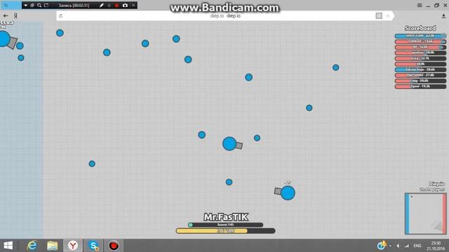 Учусь играть в diep.io )