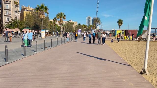 Барселона Барселонета 🔥 Пляжная движуха и прогулка по Испании 🏖️