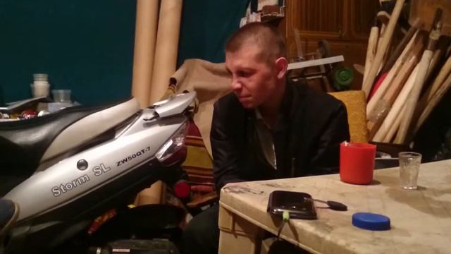 Большой комбайн зажигает