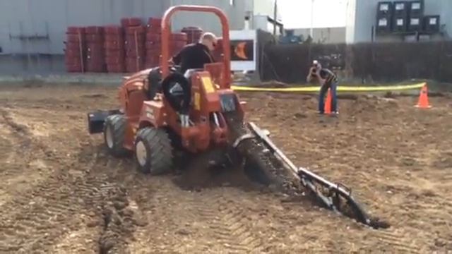 Ditchwitch RT45 sit on trenchers available to hire from Kss Hire Services Ltd