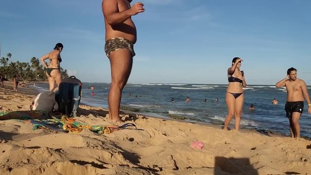 Couple Having Fun on the Beach