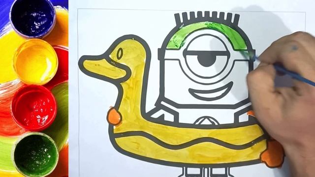Сурет салу миниондар | Bolalar uchun minionlar rasm chizish | How to draw minions | Drawing for kid