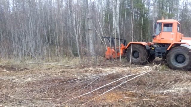 Работа ИЛН-2400 на тракторе ХТА200.02М