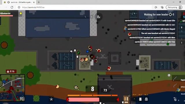 SURVIV.IO||50V50||GETTING LEADER + EPIC WIN