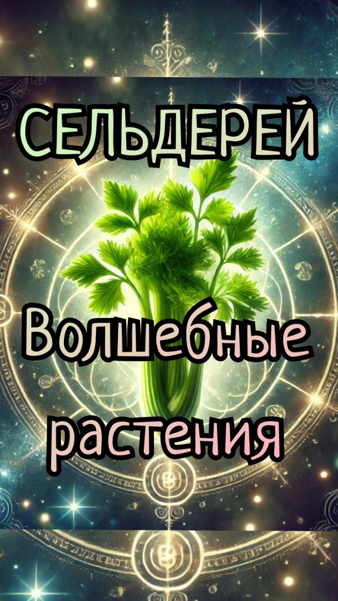 Сельдерей - волшебные растения