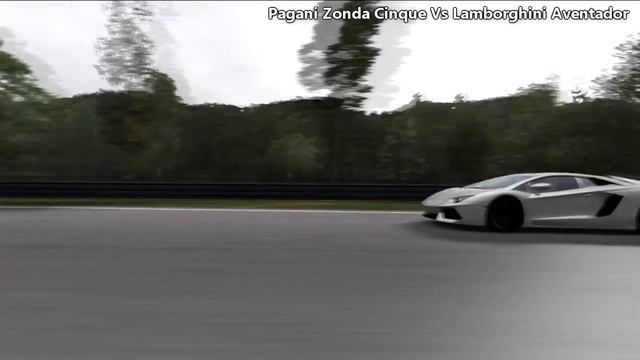 FM4: Pagani Zonda Cinque Vs Lamborghini Aventador