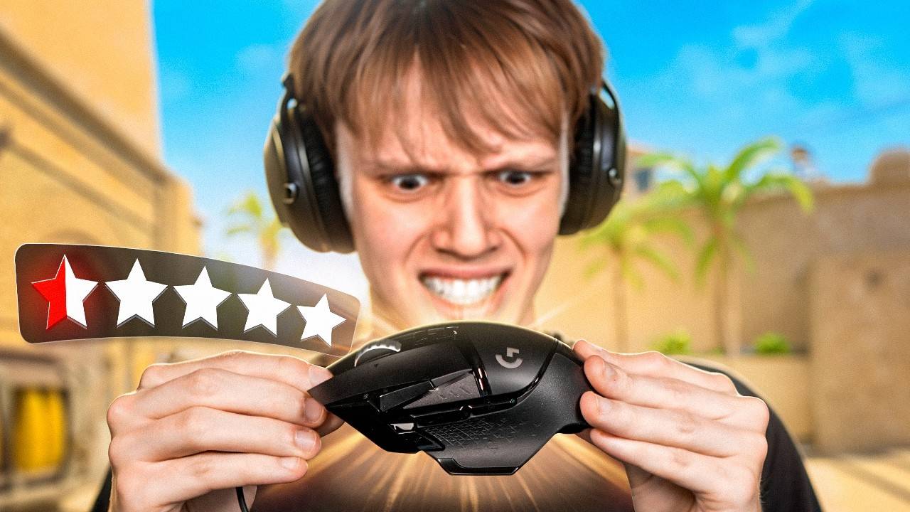 Купил ХУДШУЮ МЫШКУ от Logitech (CS2)