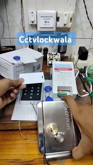 cpplus Electric door lock with rfid card access device, HVSR602A card access with electronic lock