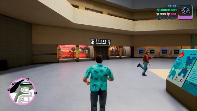 GTA VICE CITY Mall Shopping Center Comparison - GTA Vice City Original vs DEFINITIVE Edition /4K/