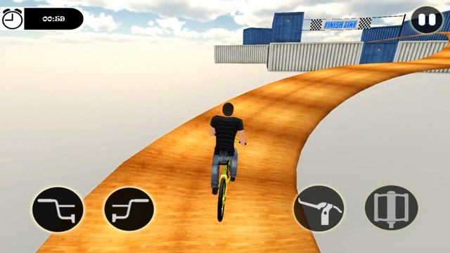 BMX Cycle Stunt Race: MTB Downhill Bicycle Game - Gameplay Android game