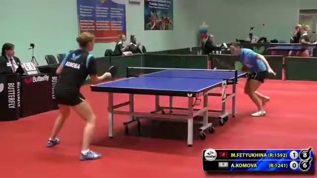 FETYUKHINA - KOMOVA 2 #RUSSIAN #Team #Championships #tabletennis #настольныйтеннис