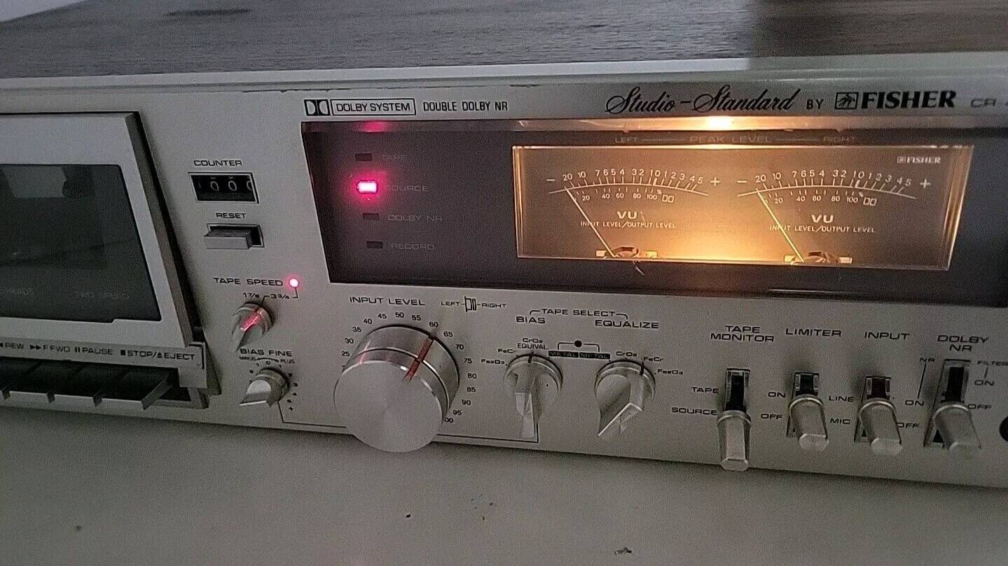 Кассетная дека Fisher CR4029 Стерео Hi-Fi Vintage-Япония-1978-1980 год