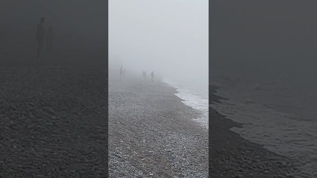 на море туман туманище 🌎☁️🌊🌬️🫧🔞