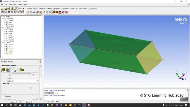 ANSYS ICEM CFD How To Make | Every Monday | 3D Structured Grid for Rectangular Cube