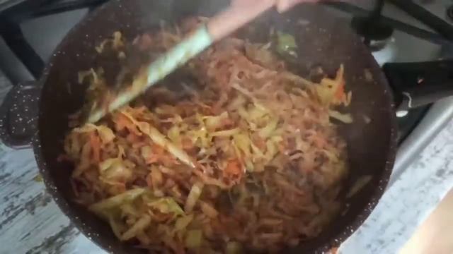 Ленивые пирожки с капустой