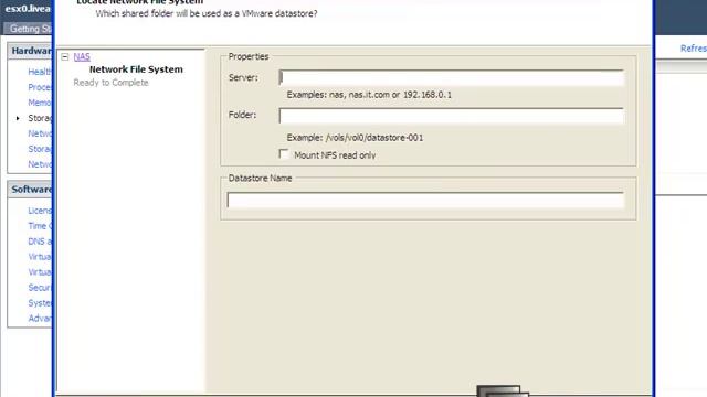 Adding a VMkernel Port to a ESX 3.5 Host