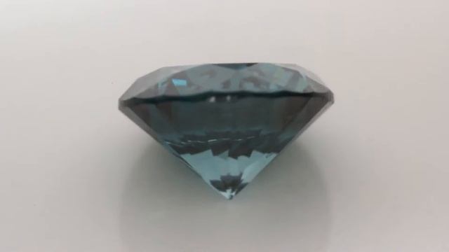 0.07 ctw SI-1 Teal Blue Natural Round Brilliant Diamond http://www.diamondzul.com