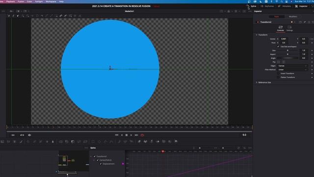 Create A Circle Transition Quickly and Easily | DaVinci Resolve Fusion