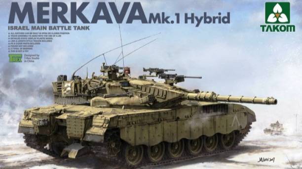 Распаковка Takom 1/35 2079 Merkava Mk.1 Hybrid