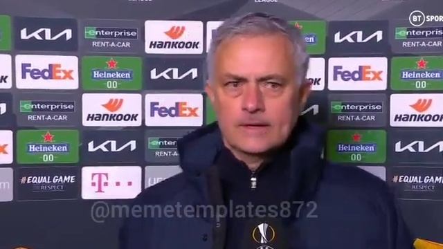 Good question - Mourinho