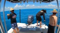 Reef fishing in the Florida Keys on a 23 Hydra-Sport Bay Boat- Eating good tonight!!