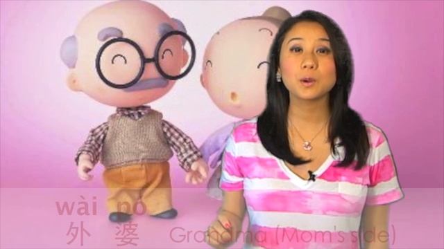 Learn Family Members in Mandarin Chinese: Dad, Mom, Grandpa, etc.❤Learn Chinese with Emma